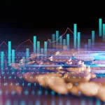 Depositphotos 201827018 stock photo double exposure image stock market